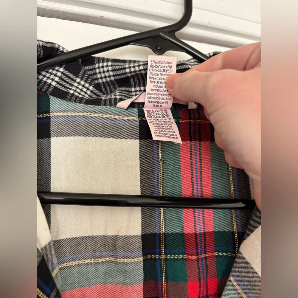 Plaid Sleep Shirt - Picture 3 of 3